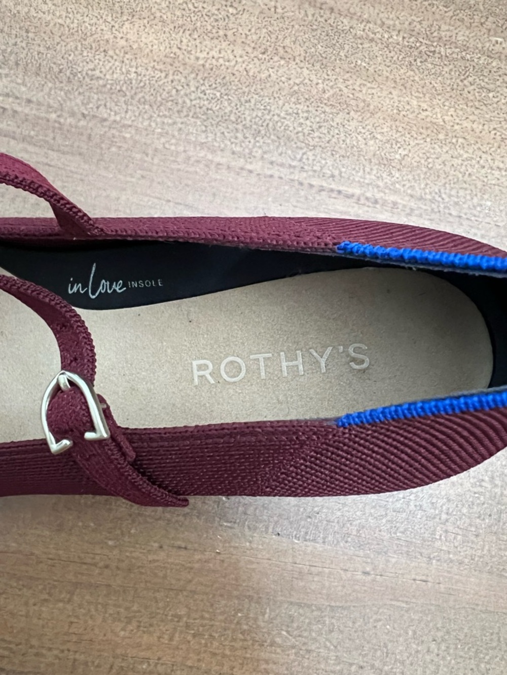 The Mary Jane Heel in Wine Red 8.5 - Picture 10 of 12